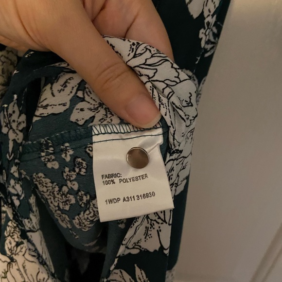 Miss Valley size 12 green and white floral dress - Picture 4 of 5